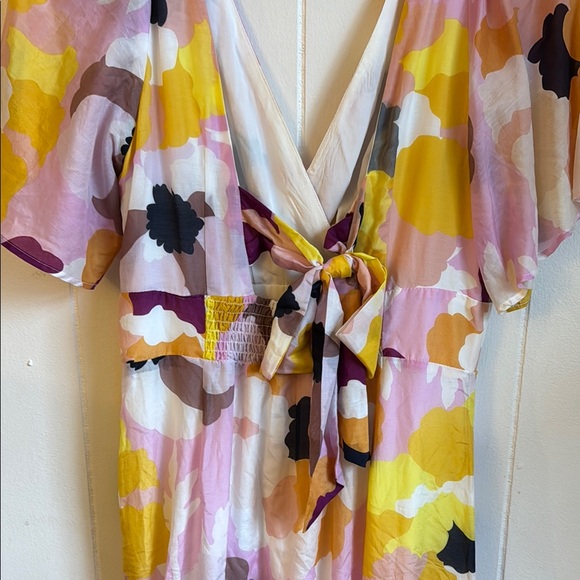 Maeve Anthropologie Floral Maxi Dress Sz 6 - Picture 3 of 6